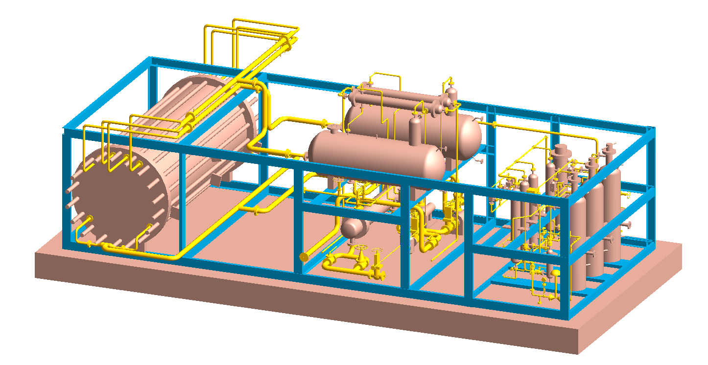 1000NM3/H نظام إنتاج الهيدروجين التحليل الكهربائي للمياه القلوية